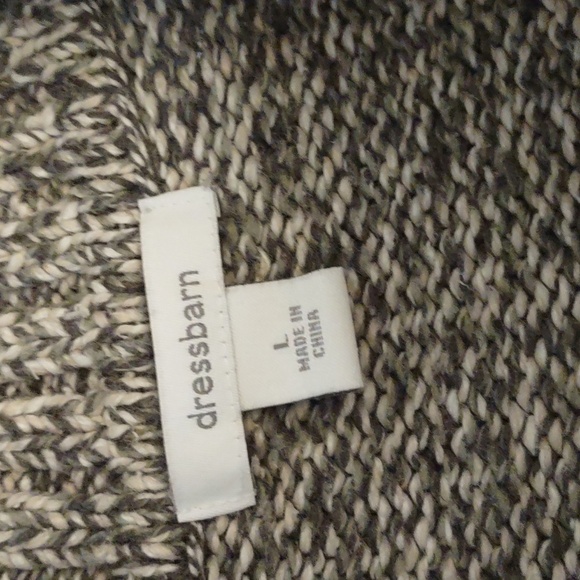 Dress Barn Zippered Tan Sweater Size L - Picture 4 of 6